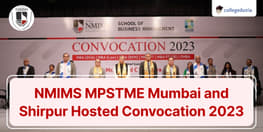 NMIMS MPSTME Mumbai and Shirpur Hosted Convocation 2023